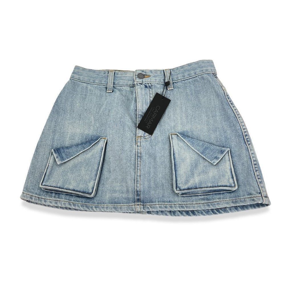 New Carmar Skirt Jean Cargo Pocket Helius Blue 27